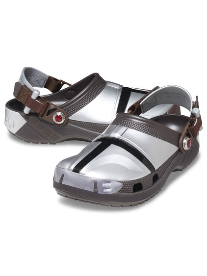 Zueco Unisex Star Wars Mandalorian Gris Crocs