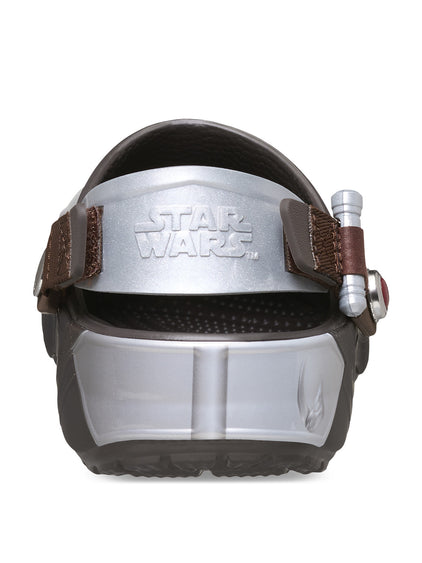Zueco Unisex Star Wars Mandalorian Gris Crocs