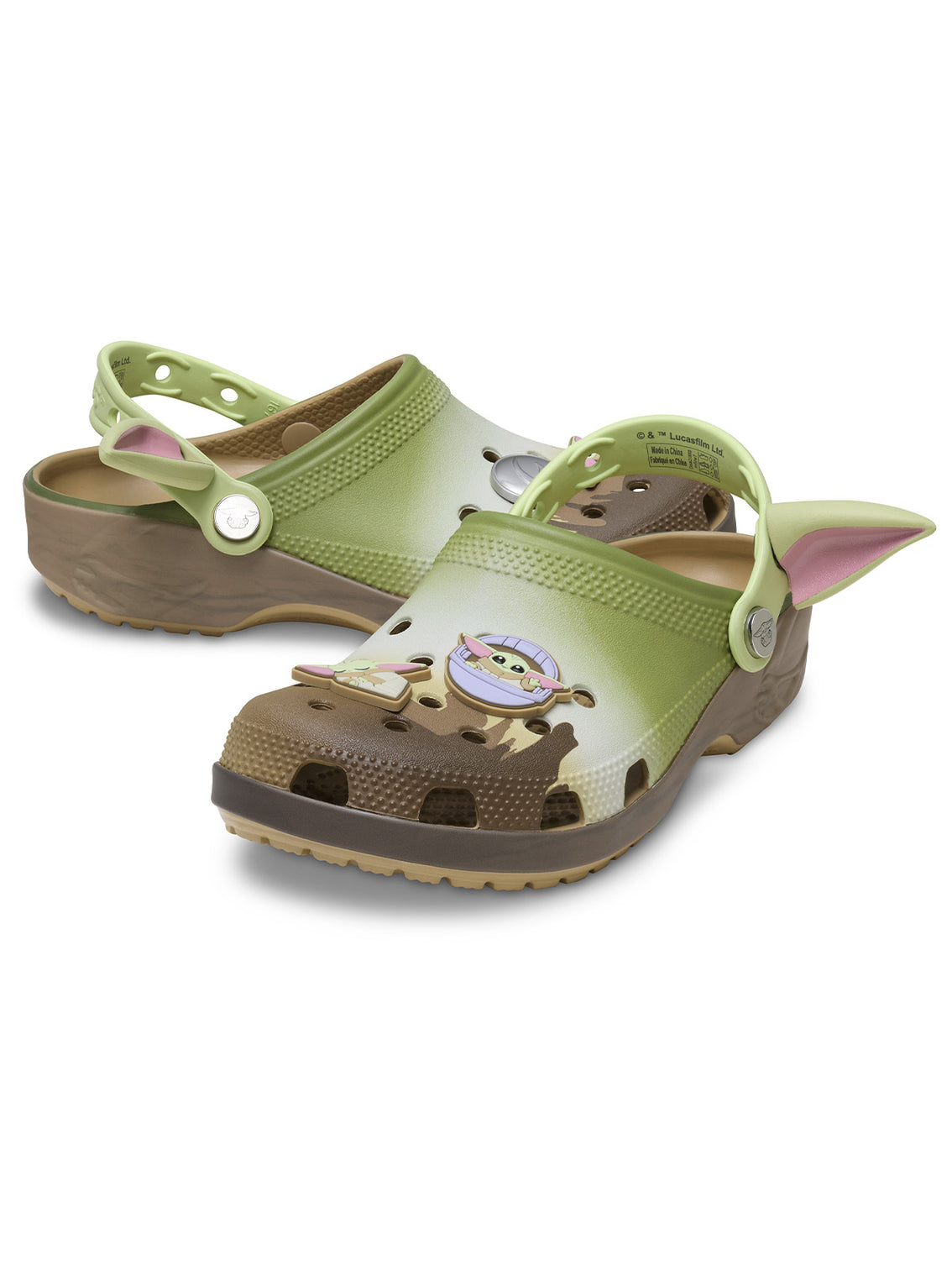 Zueco Unisex Star Wars Grogu Clog Verde Crocs