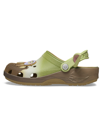 Zueco Niños Grandes Star Wars Grogu Clog Verde Crocs