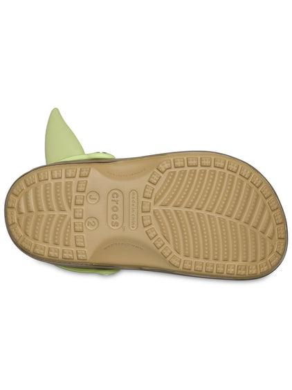 Zueco Niños Grandes Star Wars Grogu Clog Verde Crocs