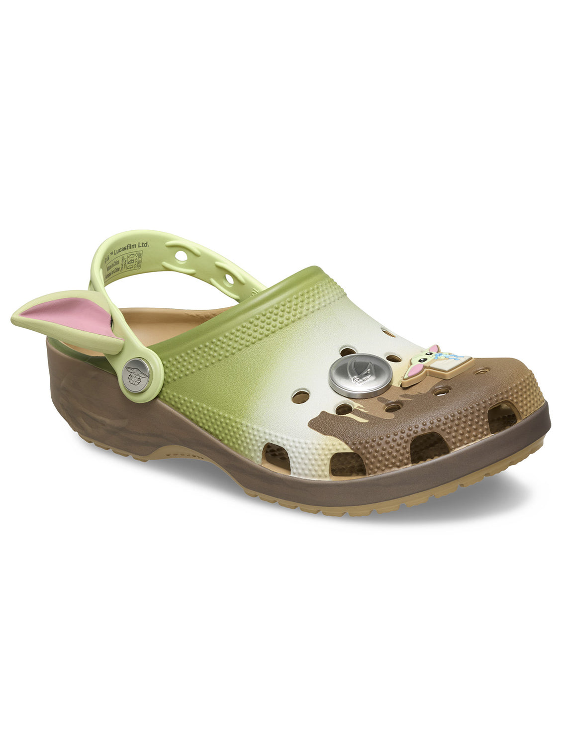 Zueco Niños Grandes Star Wars Grogu Clog Verde Crocs