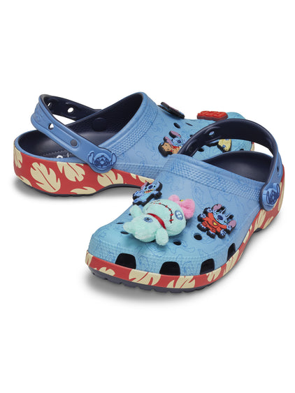 Zueco Unisex Classic Clog Stitch Azul Crocs