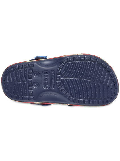 Zueco Unisex Classic Clog Stitch Azul Crocs