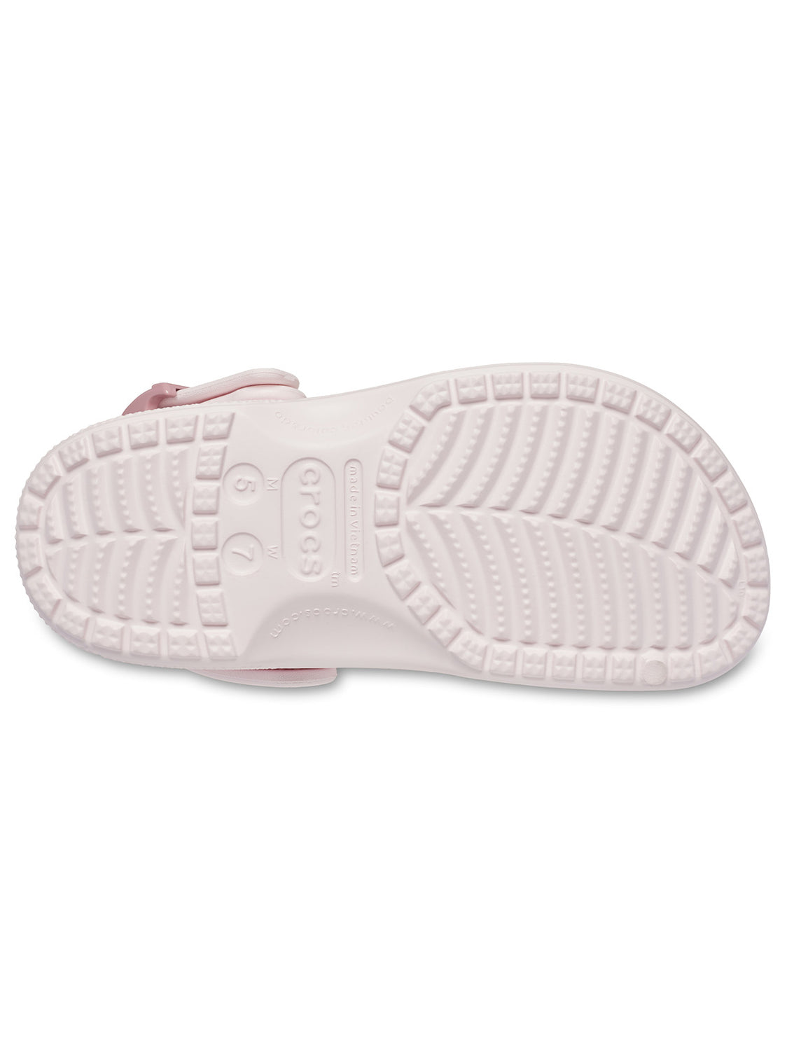 Zueco Unisex Classic Buckle Clog Rosa Suave Crocs