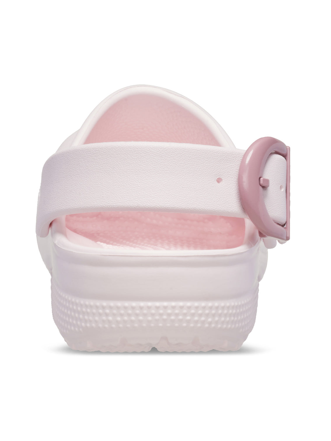 Zueco Unisex Classic Buckle Clog Rosa Suave Crocs