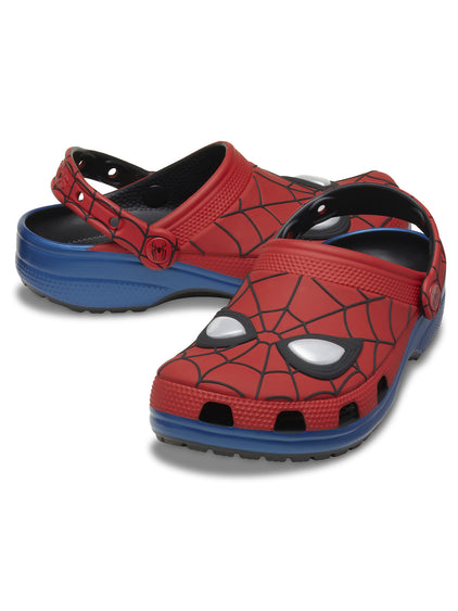 Zueco Niños Grandes Spiderman Multicolor Crocs