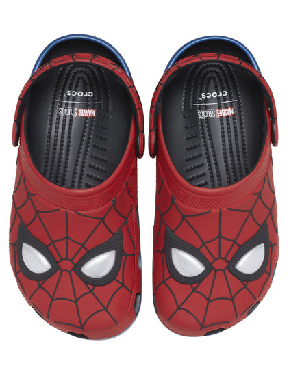 Zueco Niños Grandes Spiderman Multicolor Crocs