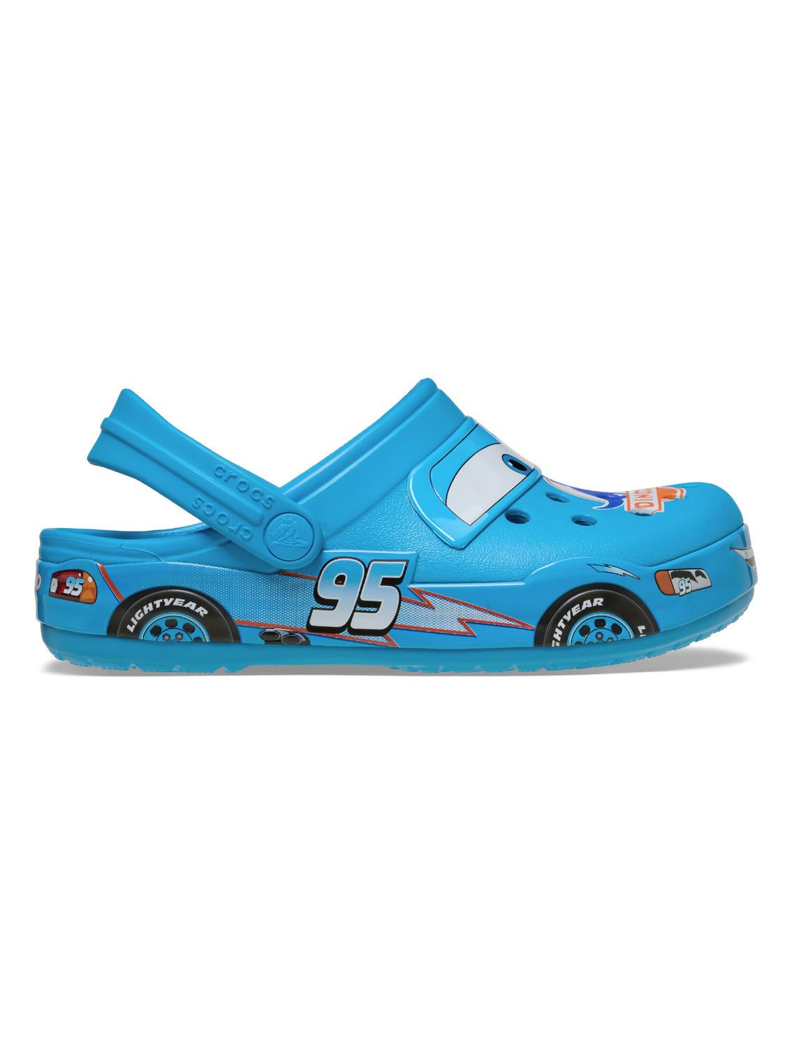 Zueco Niños Pequeños Rayo Mcqueen Dinoco Azul Crocs