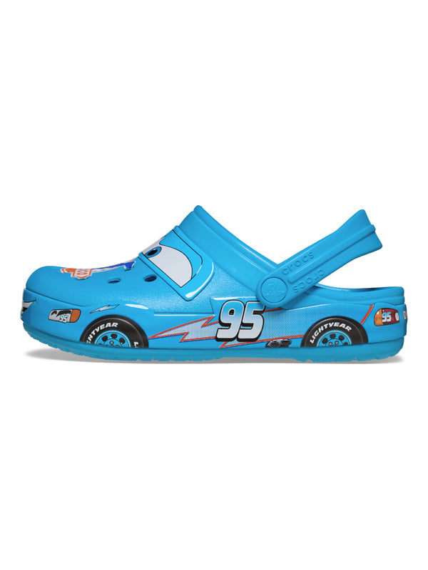 Zueco Niños Pequeños Rayo Mcqueen Dinoco Azul Crocs