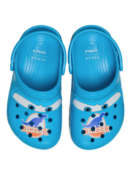 Zueco Niños Pequeños Rayo Mcqueen Dinoco Azul Crocs