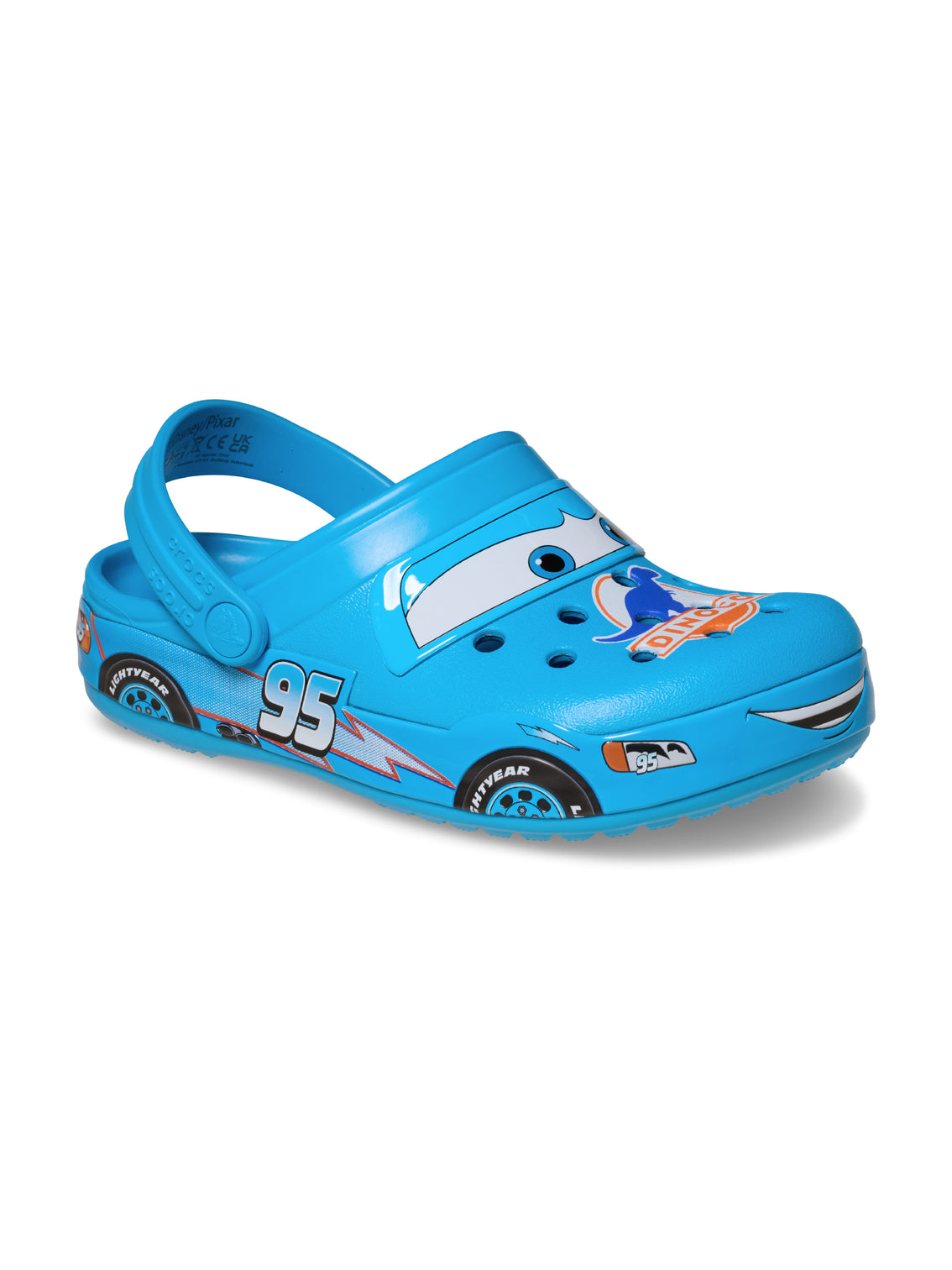 Zueco Niños Pequeños Rayo Mcqueen Dinoco Azul Crocs