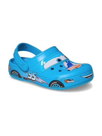 Zueco Niños Pequeños Rayo Mcqueen Dinoco Azul Crocs