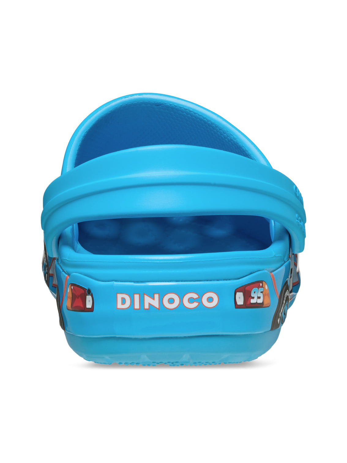 Zueco Niños Grandes Rayo Mcqueen Dinoco Azul Crocs