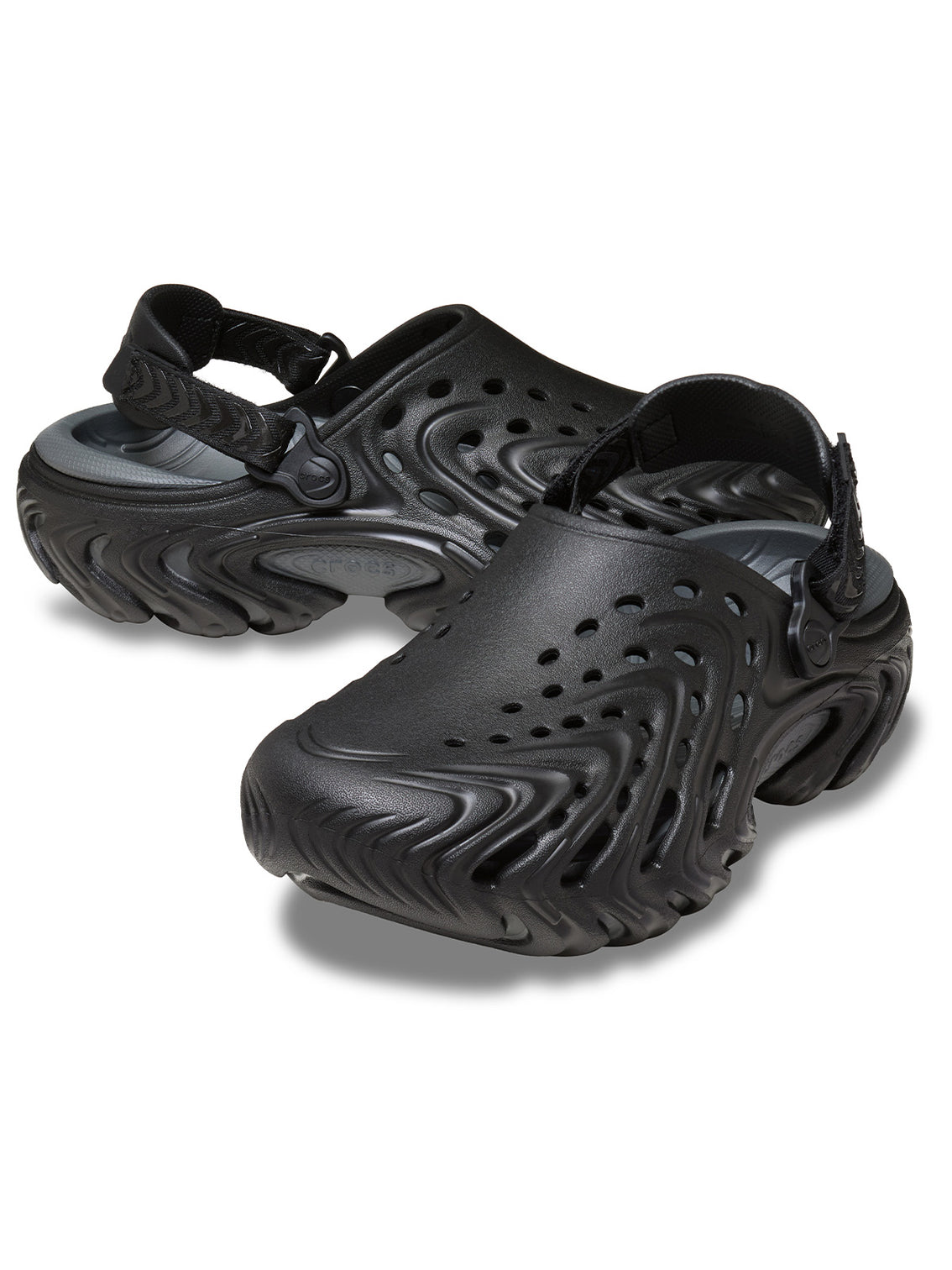 Zueco Unisex Echo II Chrome Negro Crocs