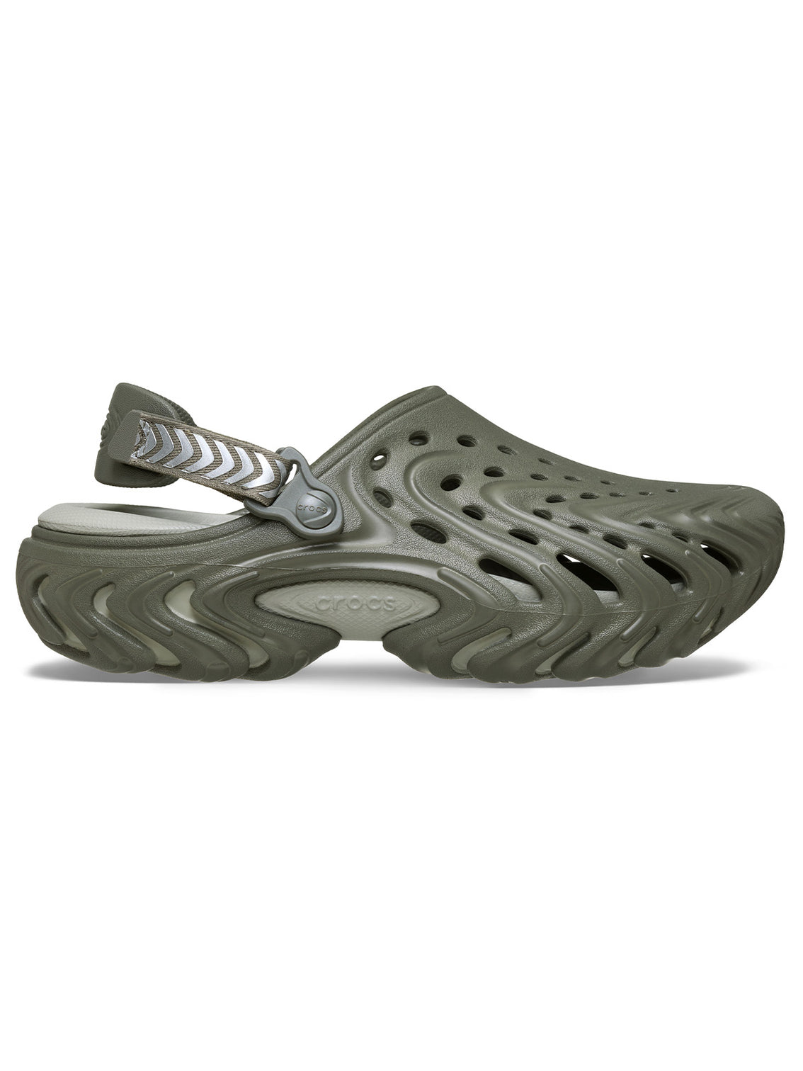 Zueco Unisex Echo II Chrome Gris Crocs