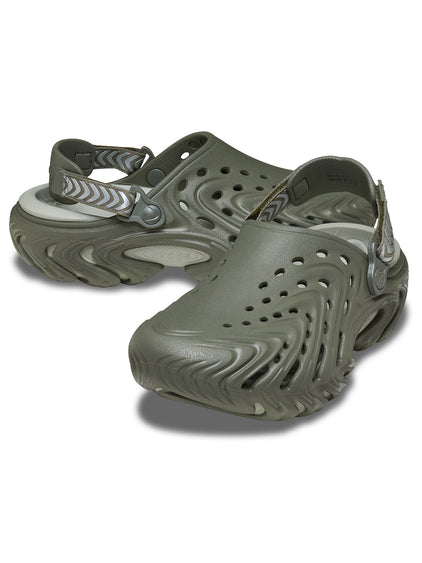 Zueco Unisex Echo II Chrome Gris Crocs