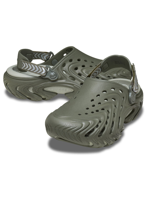 Zueco Unisex Echo II Chrome Gris Crocs