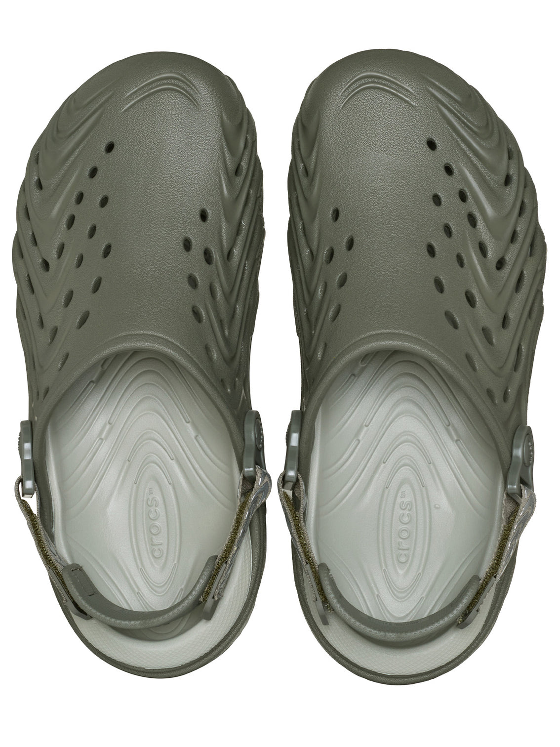 Zueco Unisex Echo II Chrome Gris Crocs