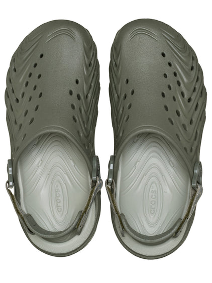 Zueco Unisex Echo II Chrome Gris Crocs