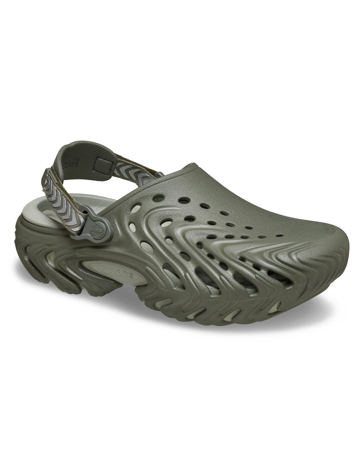 Zueco Unisex Echo II Chrome Gris Crocs