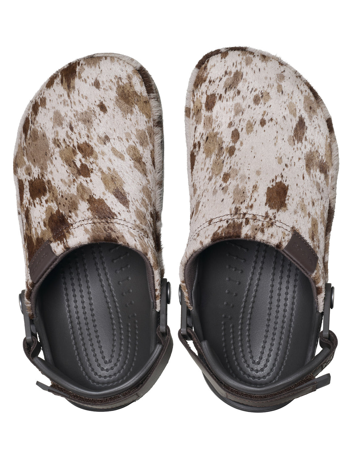 Zueco Unisex Classic Crafted Pony Hair Café Claro Crocs