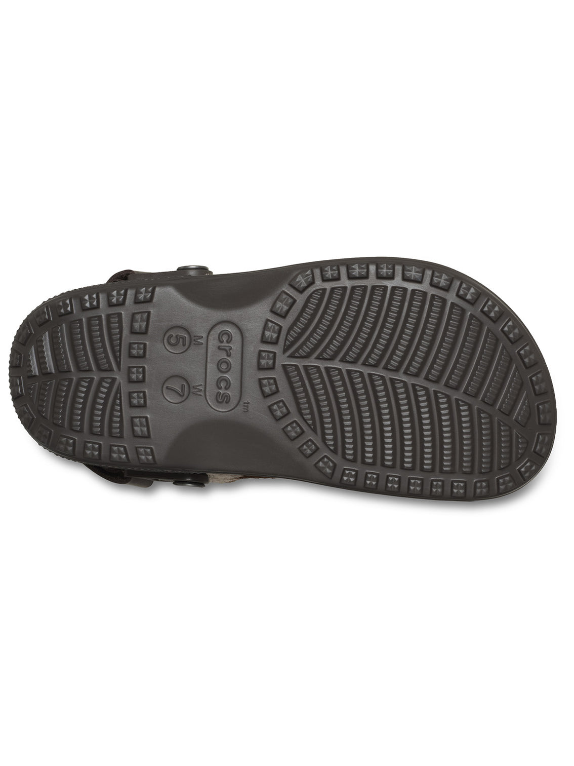 Zueco Unisex Classic Crafted Pony Hair Café Claro Crocs