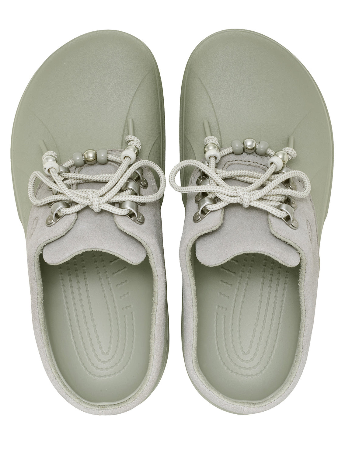 Zueco Mujer Axle Suede Mule Gris Crocs